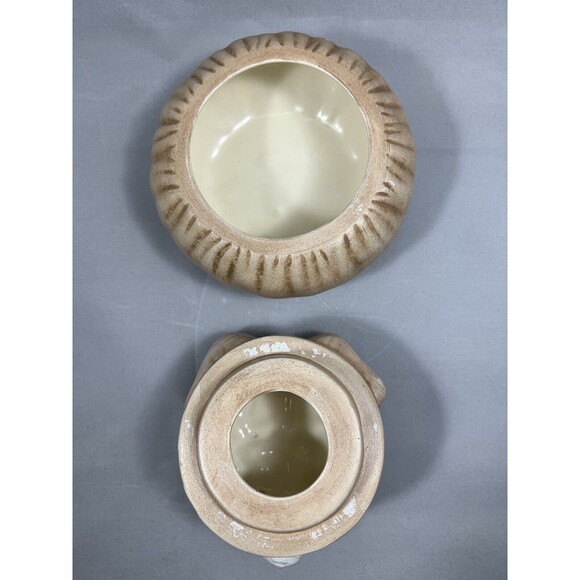 Vintage Bunny & Easter Eggs Covered Box Handpainted Ceramic Candy Dish Trinket - Picture 6 of 9